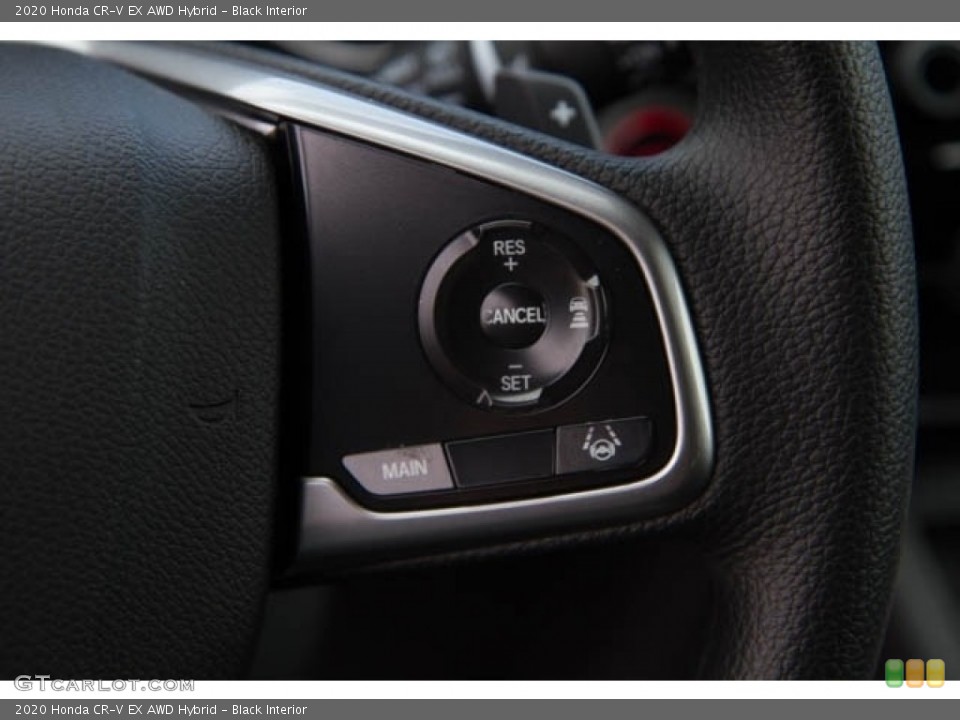 Black Interior Steering Wheel for the 2020 Honda CR-V EX AWD Hybrid #138914552