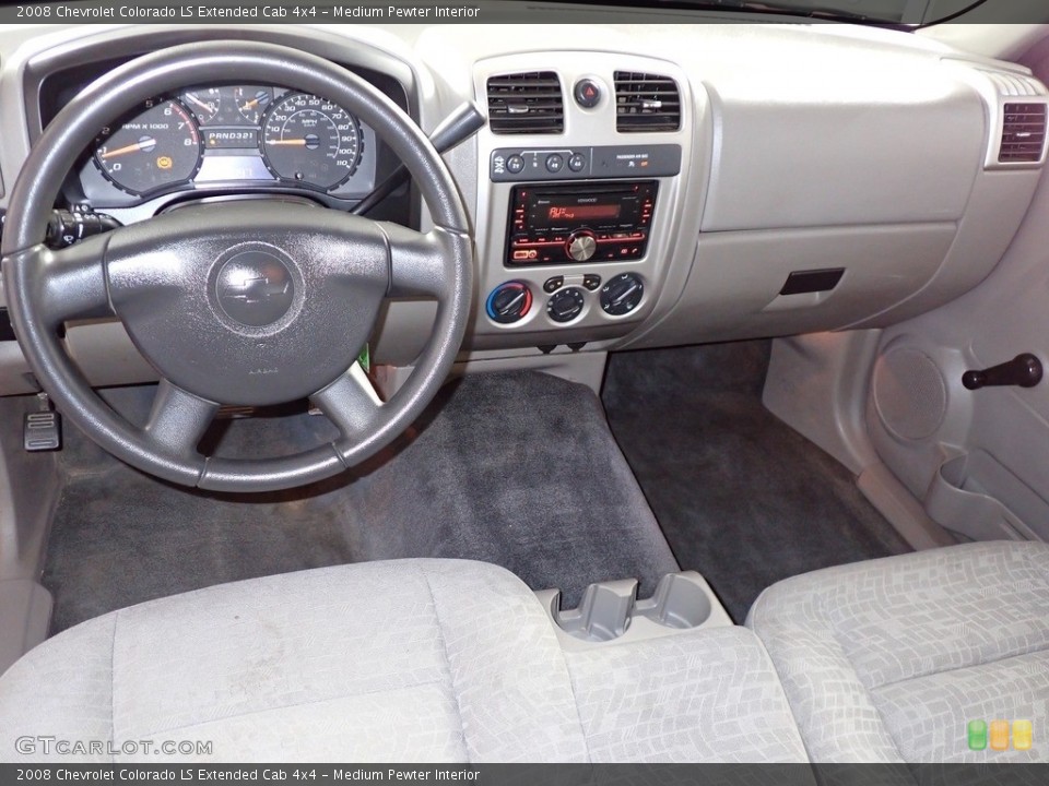 Medium Pewter Interior Dashboard for the 2008 Chevrolet Colorado LS Extended Cab 4x4 #138915197