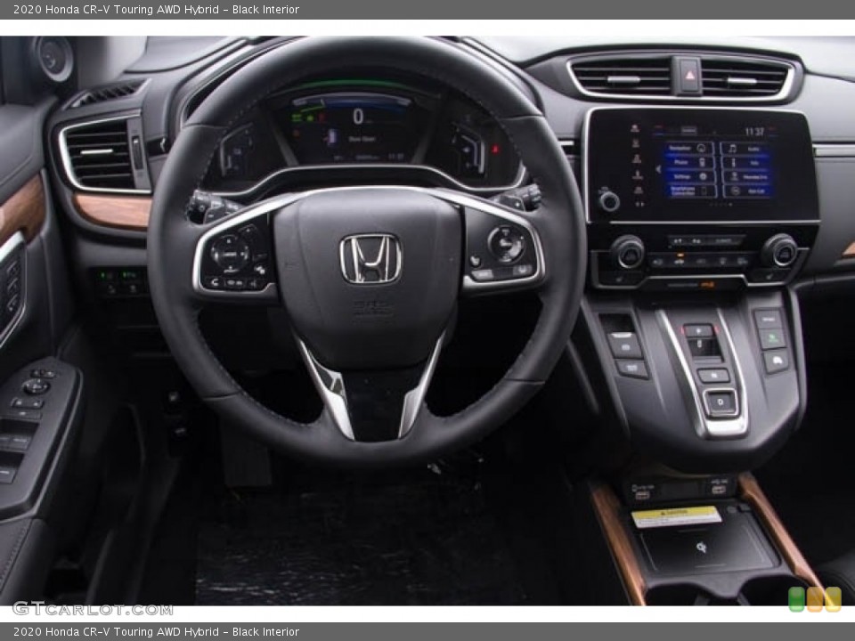 Black Interior Dashboard for the 2020 Honda CR-V Touring AWD Hybrid #138916379
