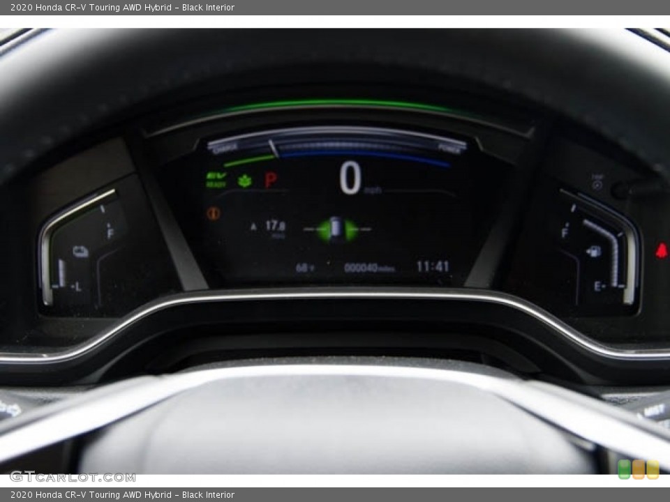 Black Interior Gauges for the 2020 Honda CR-V Touring AWD Hybrid #138916400