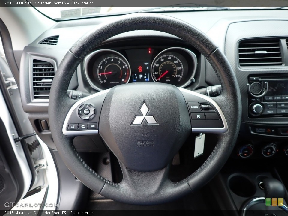 Black Interior Steering Wheel for the 2015 Mitsubishi Outlander Sport ES #138916670