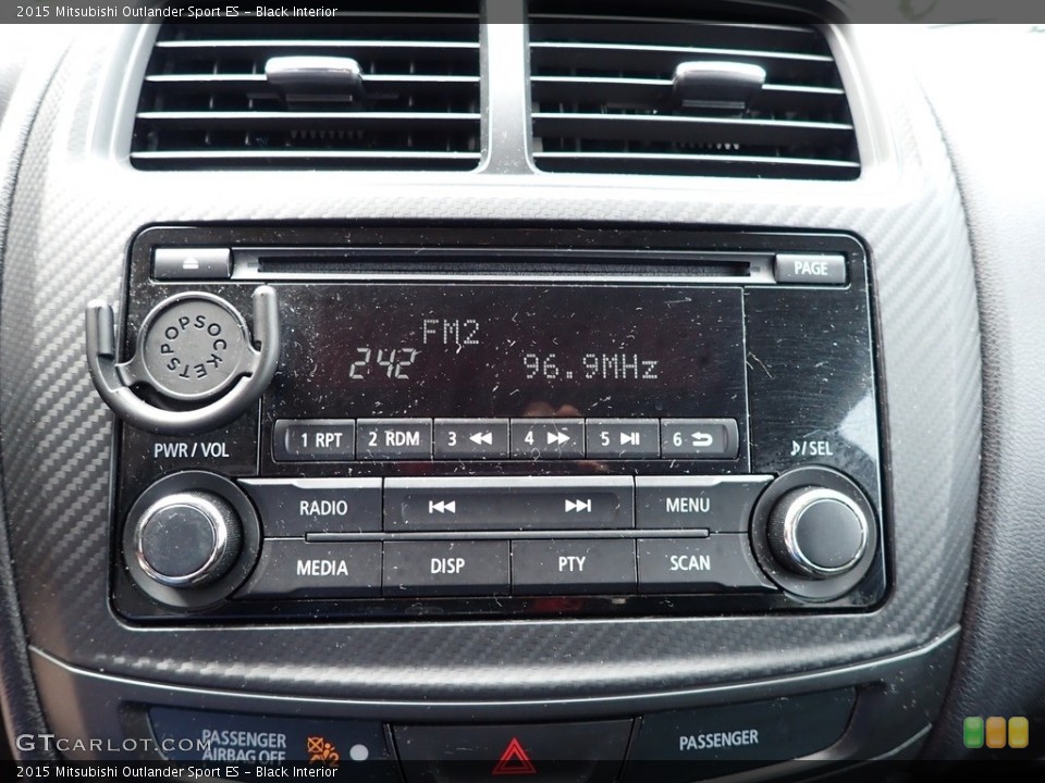 Black Interior Controls for the 2015 Mitsubishi Outlander Sport ES #138916697