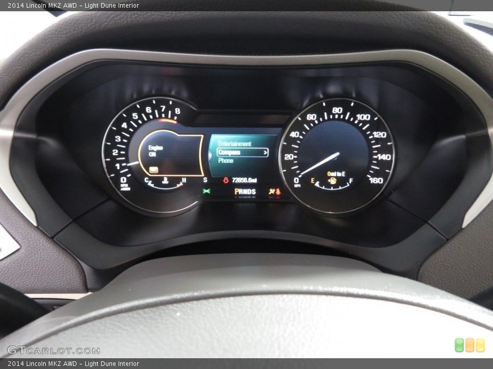 Light Dune Interior Gauges for the 2014 Lincoln MKZ AWD #138917093