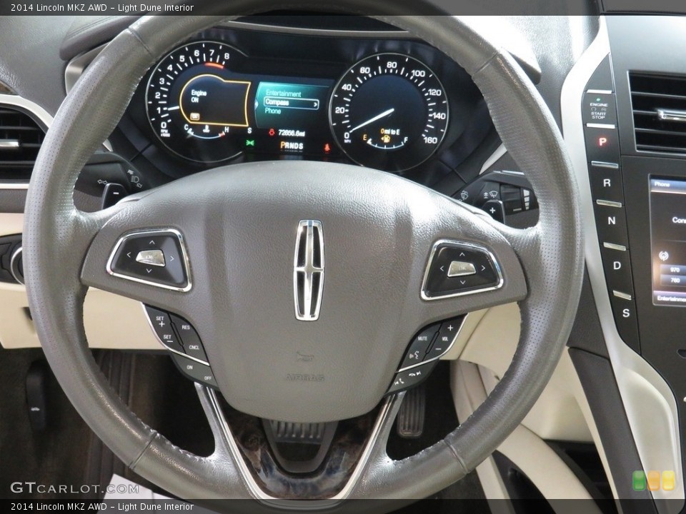 Light Dune Interior Steering Wheel for the 2014 Lincoln MKZ AWD #138917141