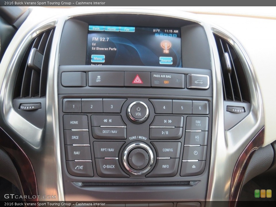 Cashmere Interior Controls for the 2016 Buick Verano Sport Touring Group #138922091