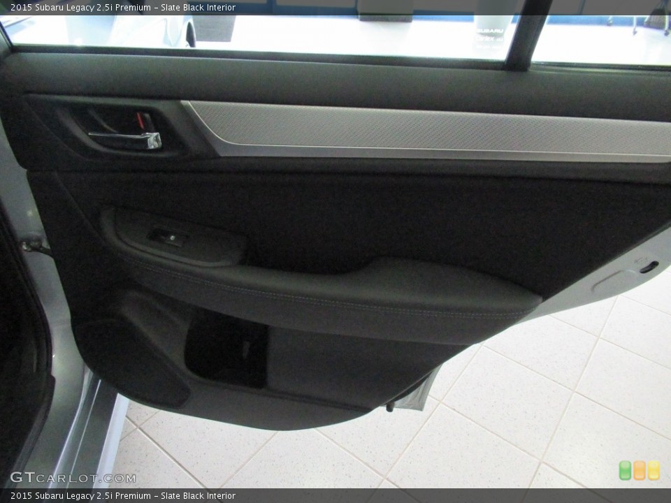 Slate Black Interior Door Panel for the 2015 Subaru Legacy 2.5i Premium #138924263