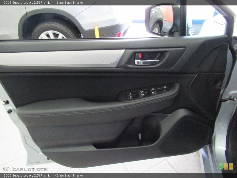 Slate Black Interior Door Panel for the 2015 Subaru Legacy 2.5i Premium #138924416