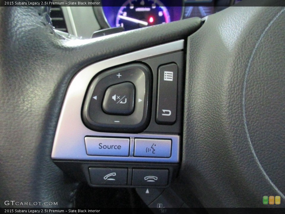 Slate Black Interior Steering Wheel for the 2015 Subaru Legacy 2.5i Premium #138924515