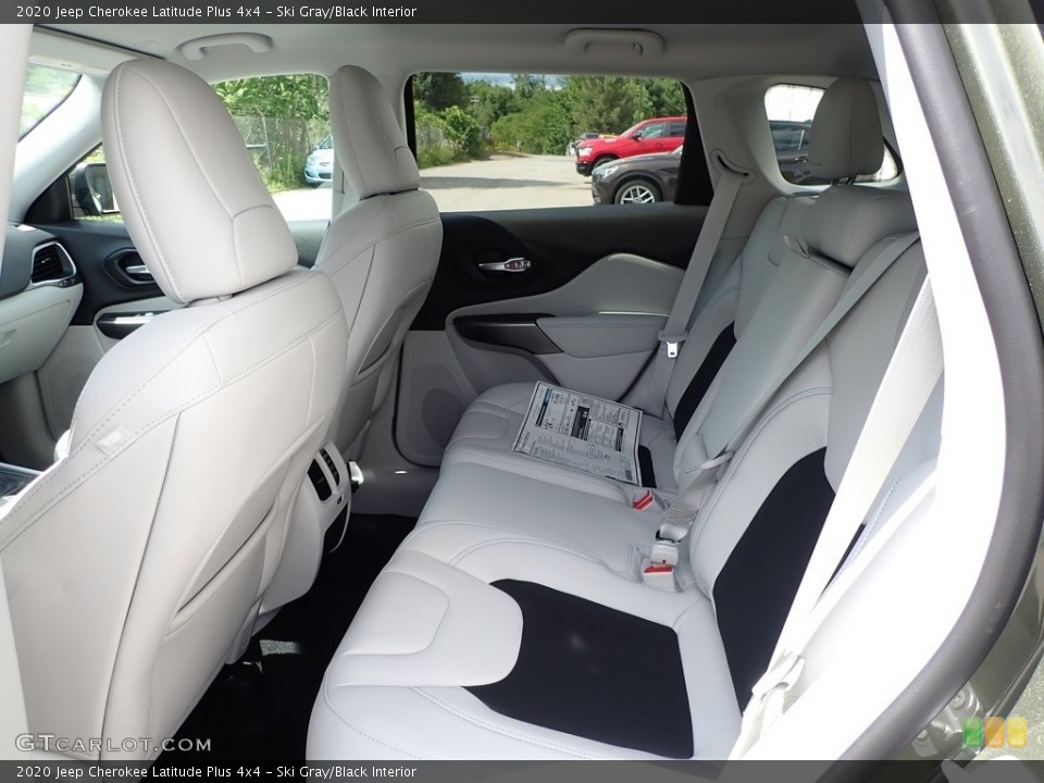 Ski Gray/Black Interior Rear Seat for the 2020 Jeep Cherokee Latitude Plus 4x4 #138927389