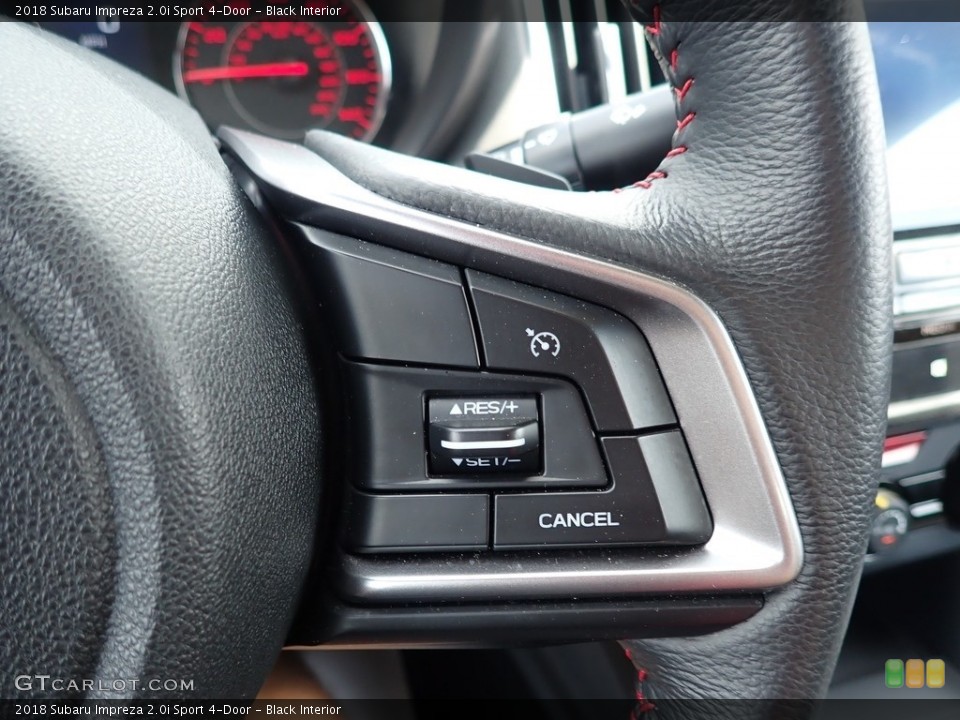 Black Interior Steering Wheel for the 2018 Subaru Impreza 2.0i Sport 4-Door #138927902