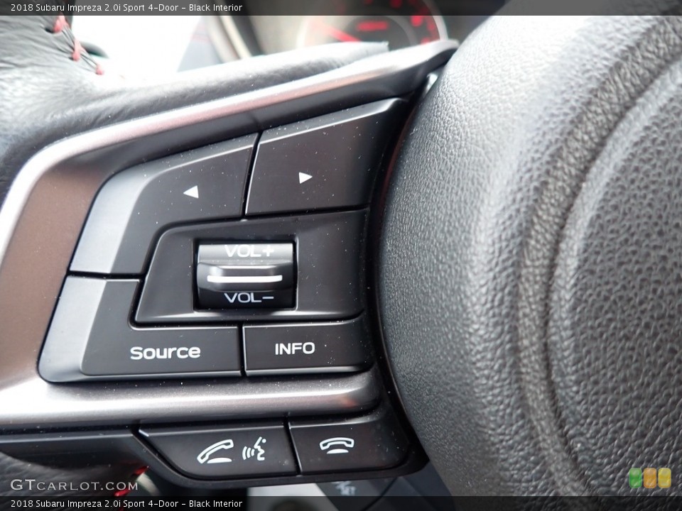 Black Interior Steering Wheel for the 2018 Subaru Impreza 2.0i Sport 4-Door #138927920