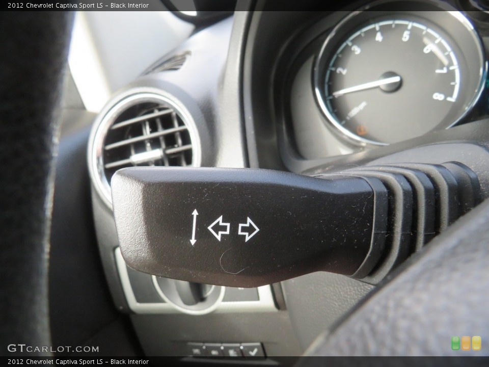 Black Interior Controls for the 2012 Chevrolet Captiva Sport LS #138929366