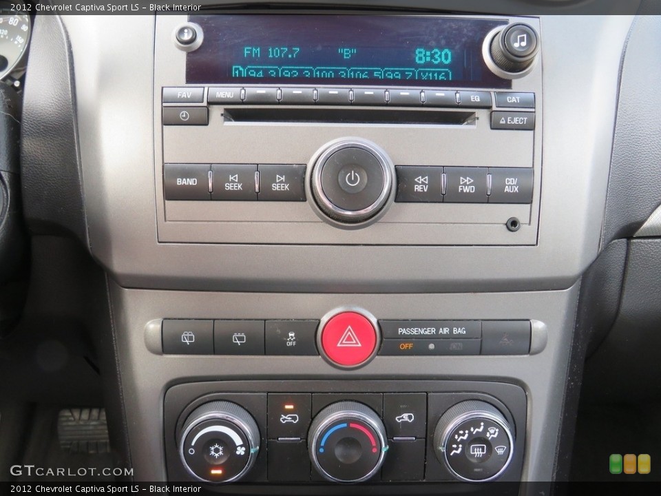 Black Interior Controls for the 2012 Chevrolet Captiva Sport LS #138929447