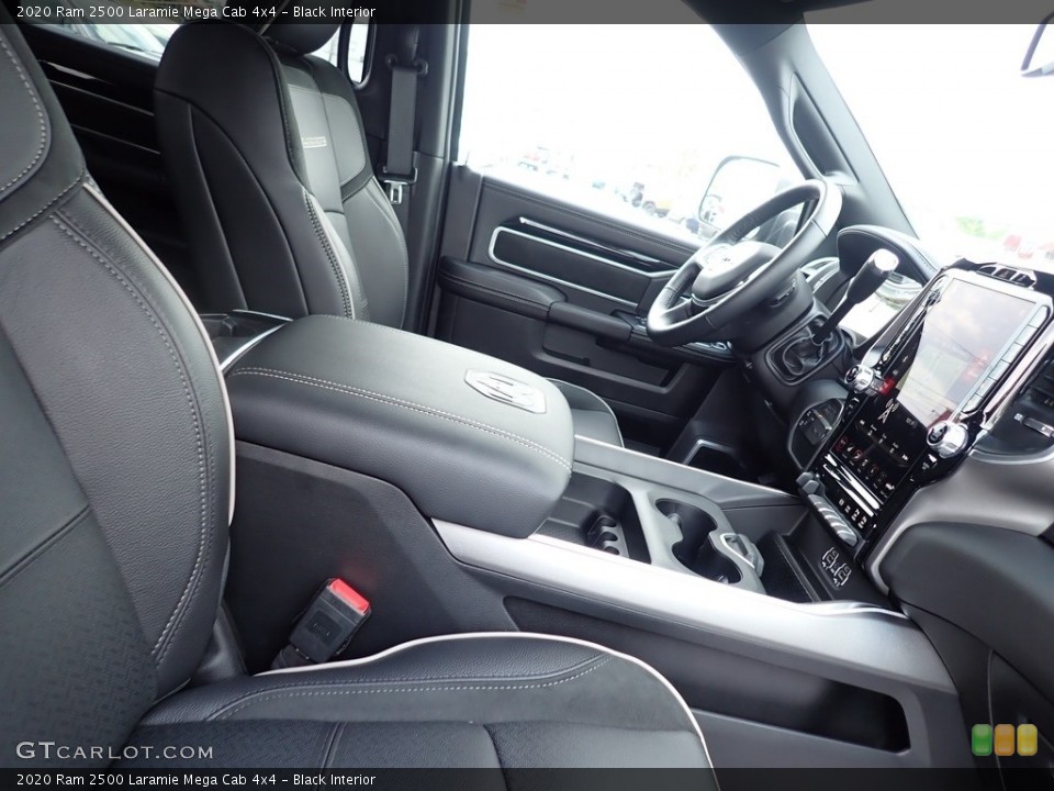 Black Interior Front Seat for the 2020 Ram 2500 Laramie Mega Cab 4x4 #138929858