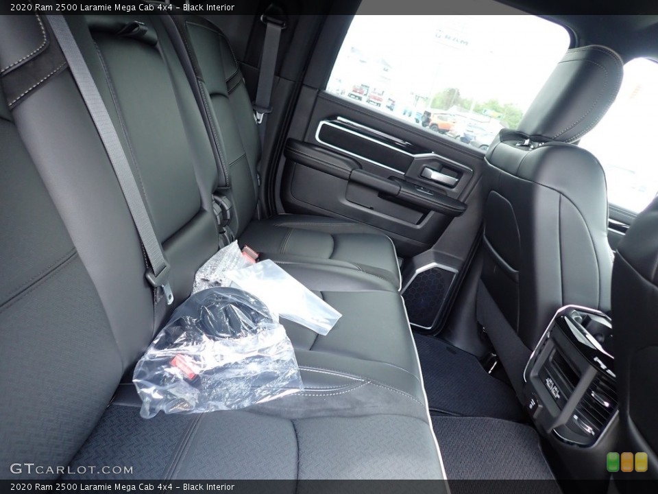 Black Interior Rear Seat for the 2020 Ram 2500 Laramie Mega Cab 4x4 #138929897