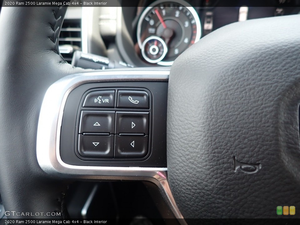 Black Interior Steering Wheel for the 2020 Ram 2500 Laramie Mega Cab 4x4 #138930053