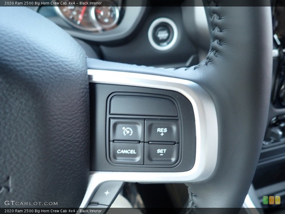 Black Interior Steering Wheel for the 2020 Ram 2500 Big Horn Crew Cab 4x4 #138933113