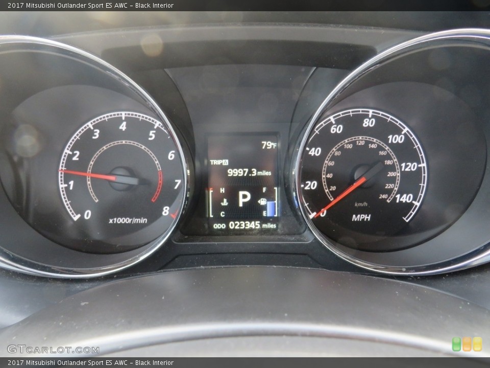 Black Interior Gauges for the 2017 Mitsubishi Outlander Sport ES AWC #138935990