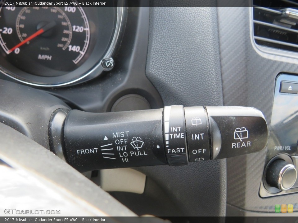Black Interior Controls for the 2017 Mitsubishi Outlander Sport ES AWC #138936065
