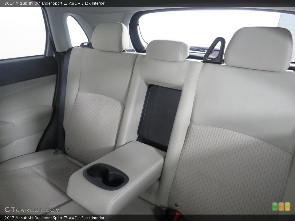 Black Interior Rear Seat for the 2017 Mitsubishi Outlander Sport ES AWC #138936161