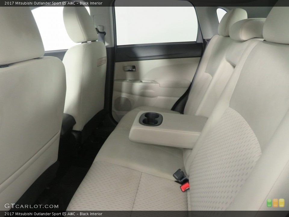 Black Interior Rear Seat for the 2017 Mitsubishi Outlander Sport ES AWC #138936191