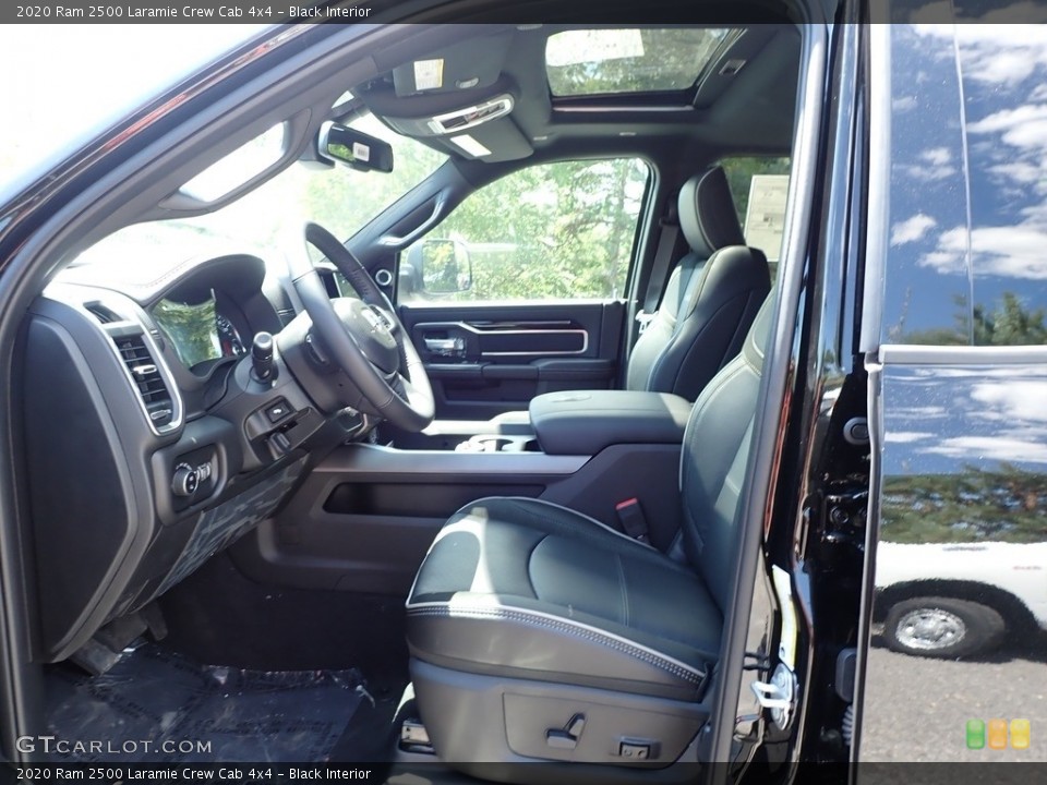 Black Interior Photo for the 2020 Ram 2500 Laramie Crew Cab 4x4 #138938567