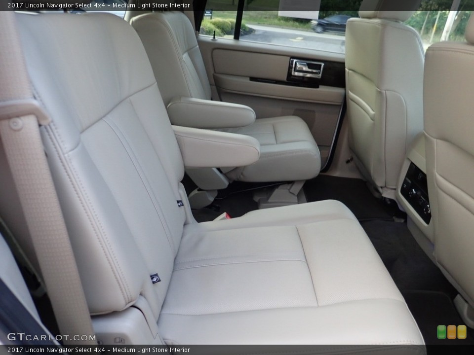 Medium Light Stone Interior Rear Seat for the 2017 Lincoln Navigator Select 4x4 #138941204