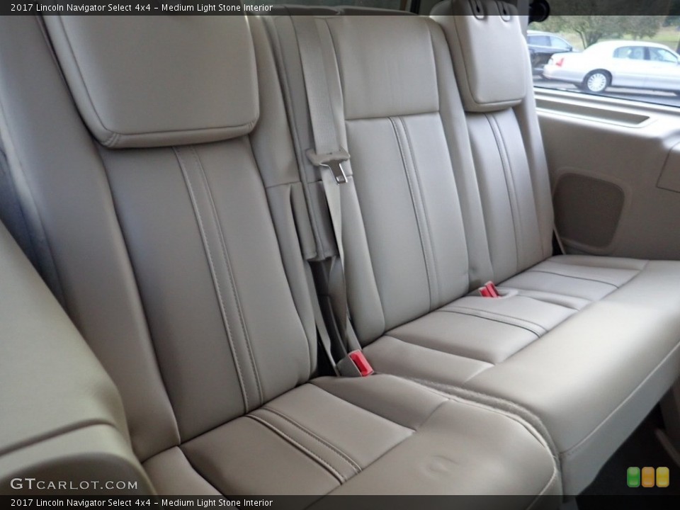 Medium Light Stone Interior Rear Seat for the 2017 Lincoln Navigator Select 4x4 #138941214