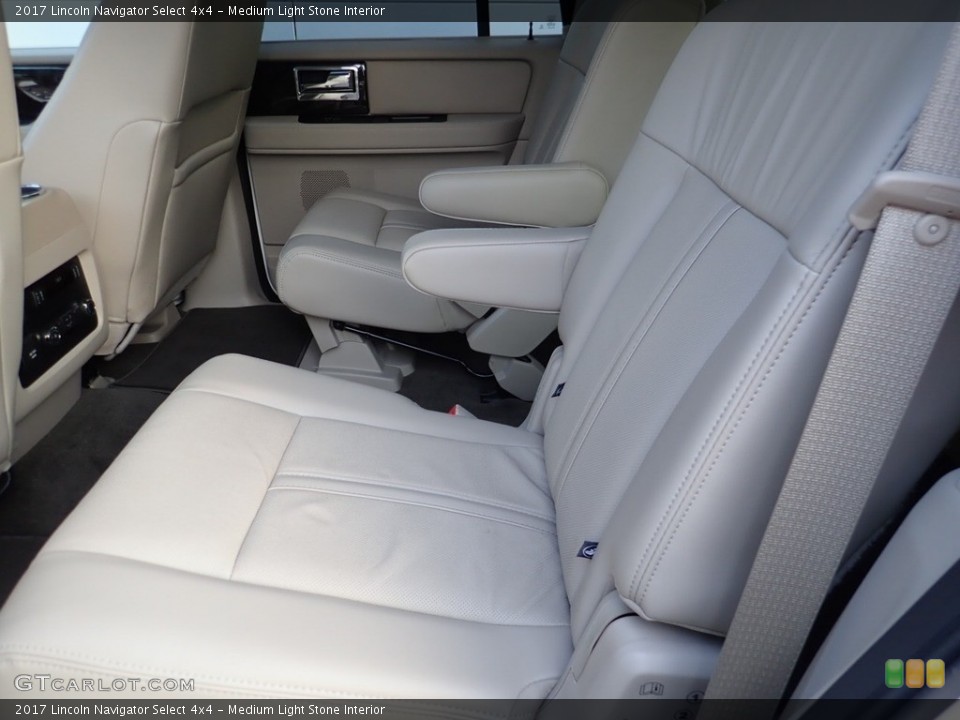 Medium Light Stone Interior Rear Seat for the 2017 Lincoln Navigator Select 4x4 #138941246