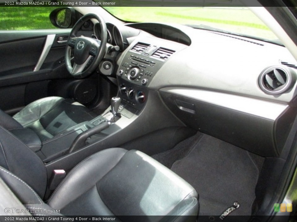 Black Interior Dashboard for the 2012 Mazda MAZDA3 i Grand Touring 4 Door #138941420