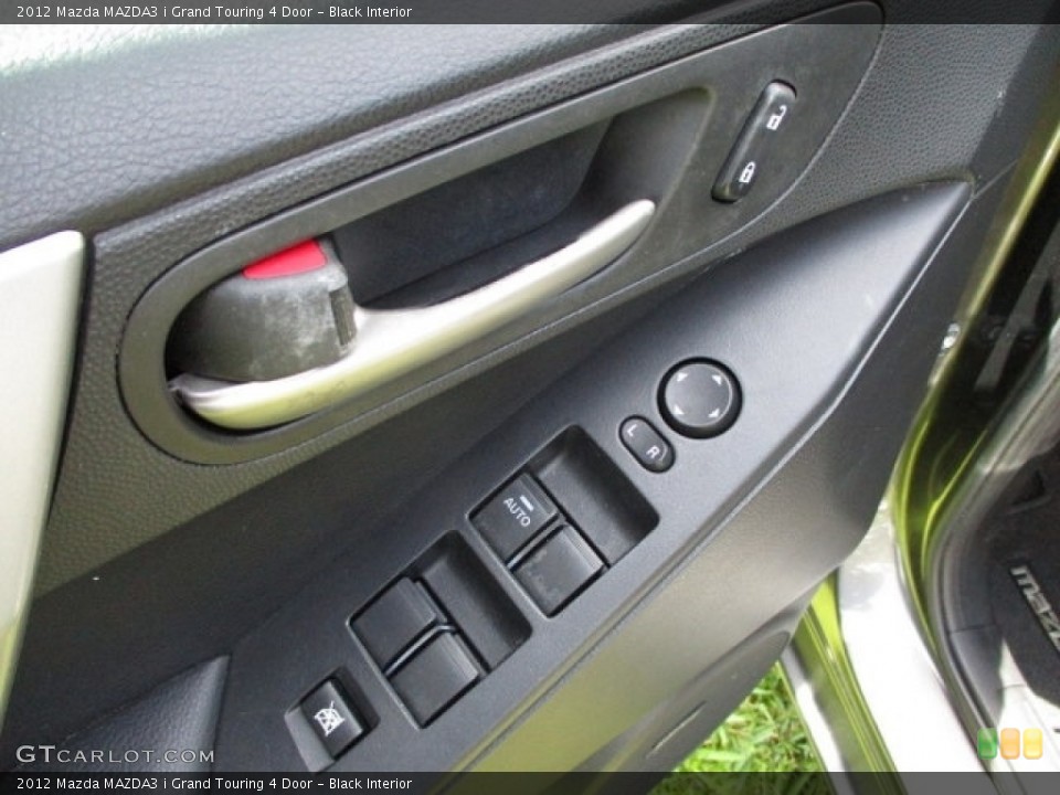 Black Interior Door Panel for the 2012 Mazda MAZDA3 i Grand Touring 4 Door #138941555