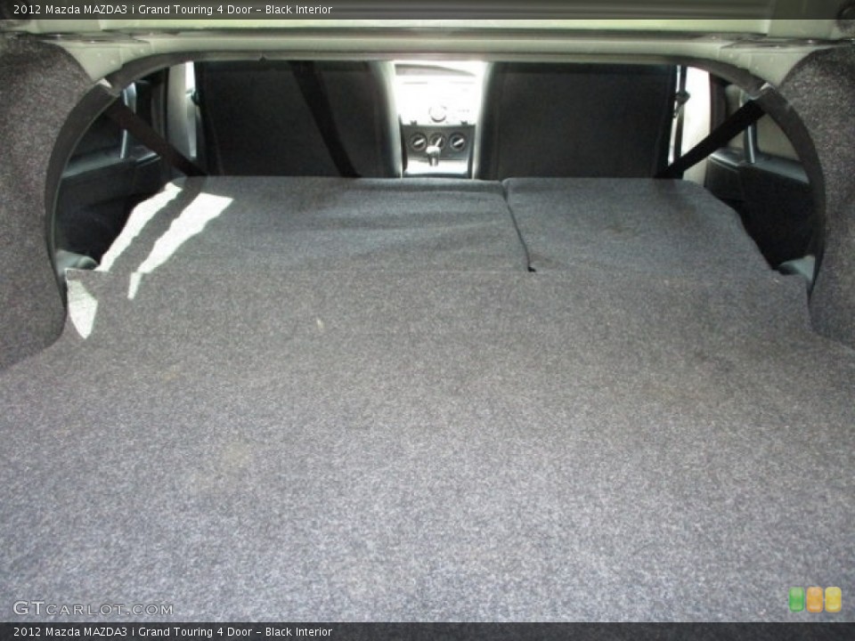 Black Interior Trunk for the 2012 Mazda MAZDA3 i Grand Touring 4 Door #138941606
