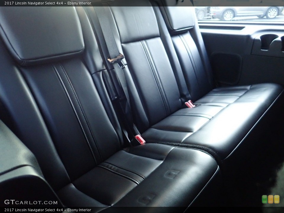 Ebony Interior Rear Seat for the 2017 Lincoln Navigator Select 4x4 #138941861
