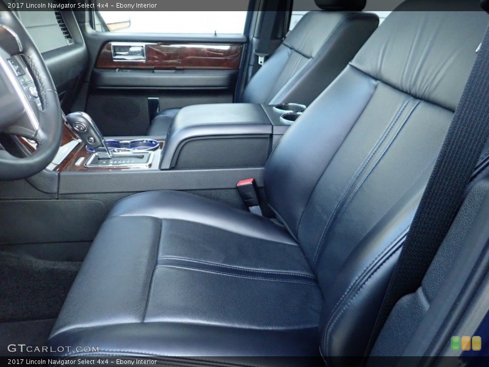 Ebony 2017 Lincoln Navigator Interiors