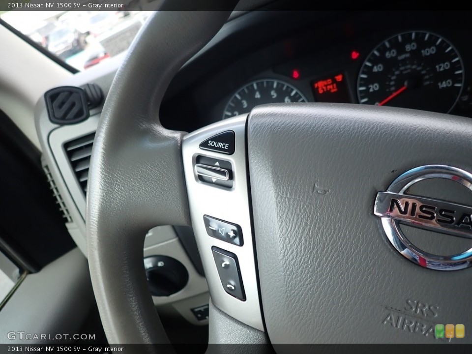 Gray Interior Steering Wheel for the 2013 Nissan NV 1500 SV #138942278
