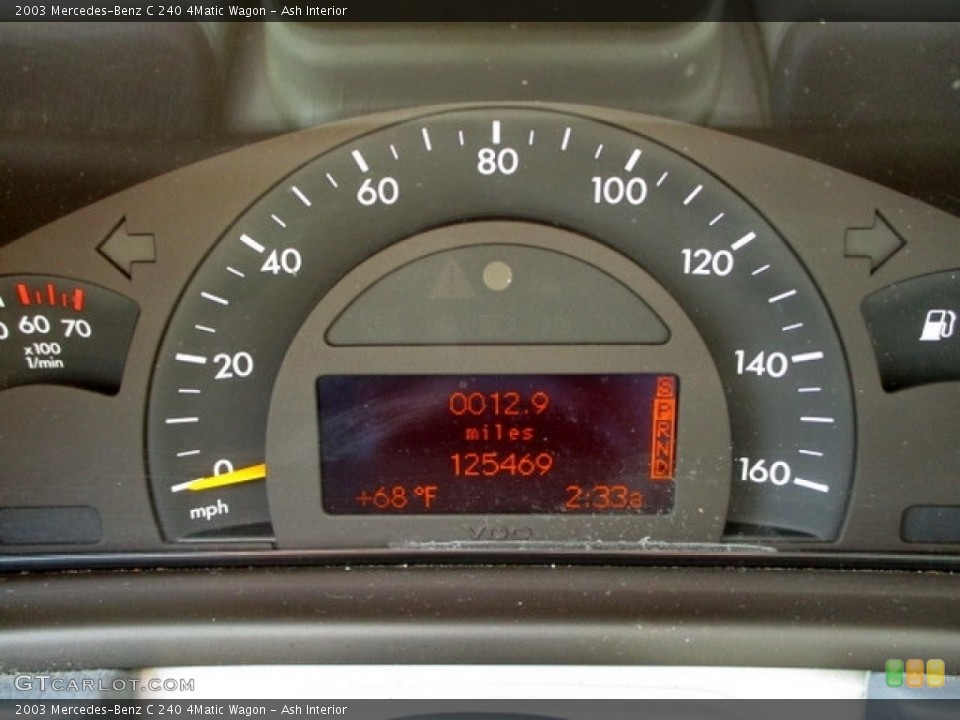 Ash Interior Gauges for the 2003 Mercedes-Benz C 240 4Matic Wagon #138942989