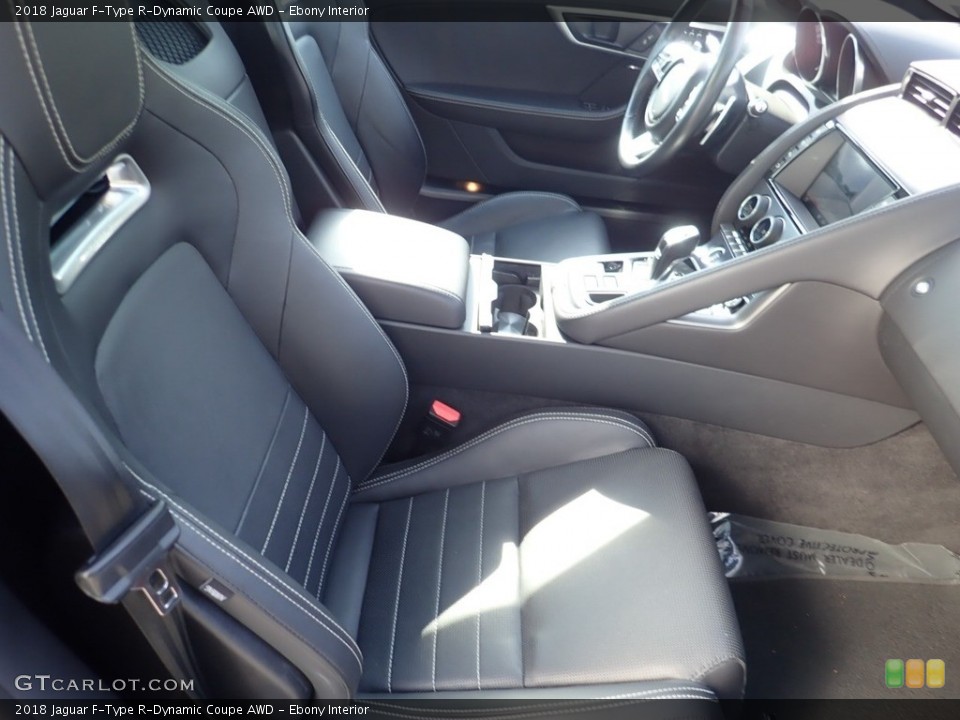 Ebony Interior Front Seat for the 2018 Jaguar F-Type R-Dynamic Coupe AWD #138943217