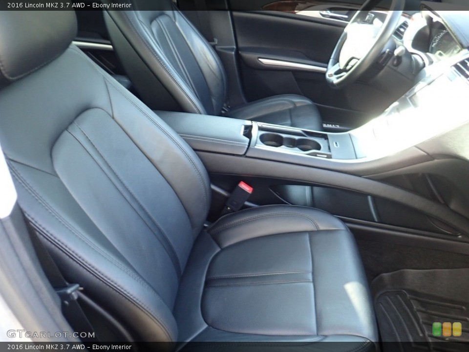 Ebony Interior Front Seat for the 2016 Lincoln MKZ 3.7 AWD #138943667