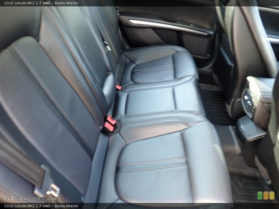 Ebony Interior Rear Seat for the 2016 Lincoln MKZ 3.7 AWD #138943733