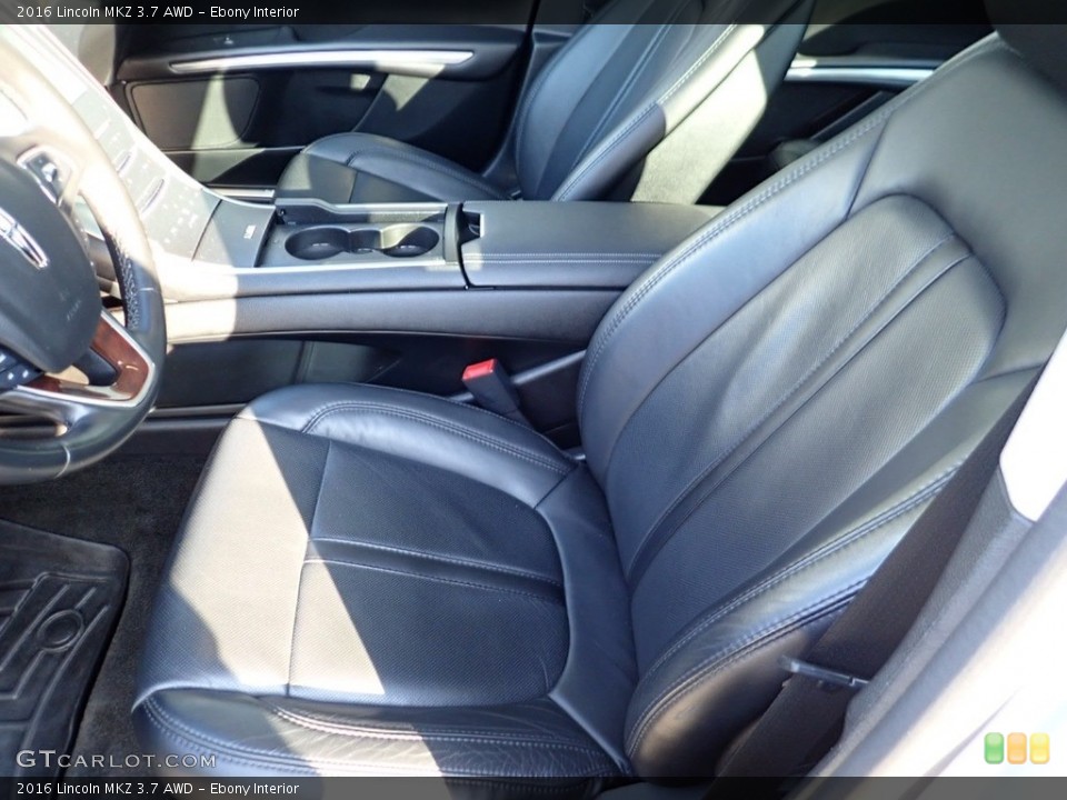 Ebony Interior Front Seat for the 2016 Lincoln MKZ 3.7 AWD #138943751