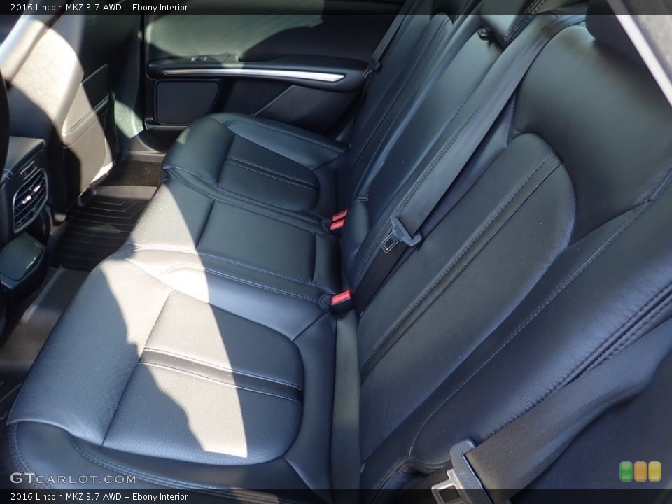 Ebony Interior Rear Seat for the 2016 Lincoln MKZ 3.7 AWD #138943766