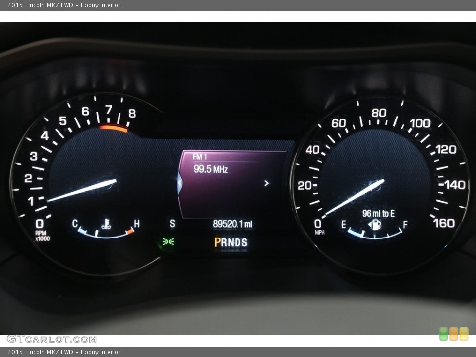 Ebony Interior Gauges for the 2015 Lincoln MKZ FWD #138945763