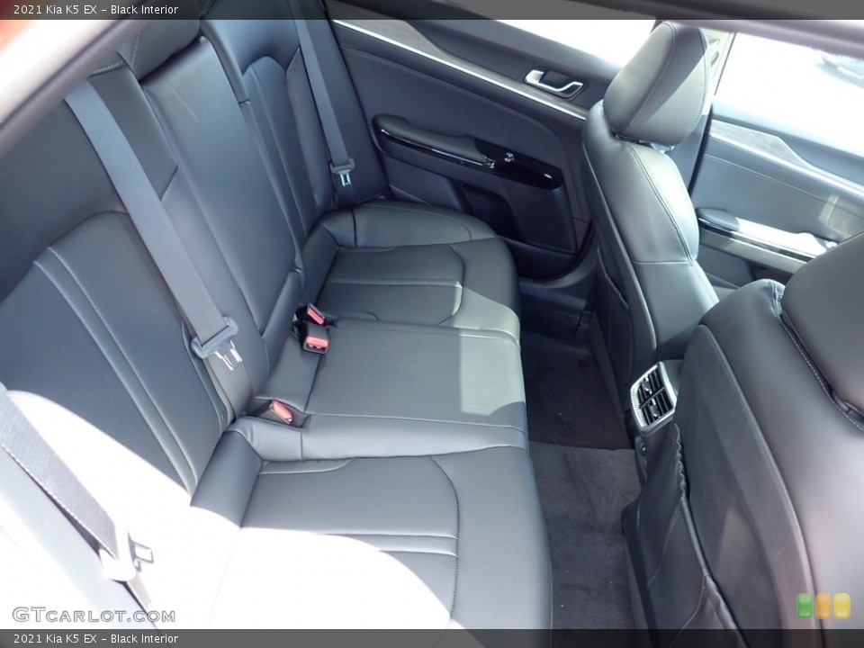 Black Interior Rear Seat for the 2021 Kia K5 EX #138945779