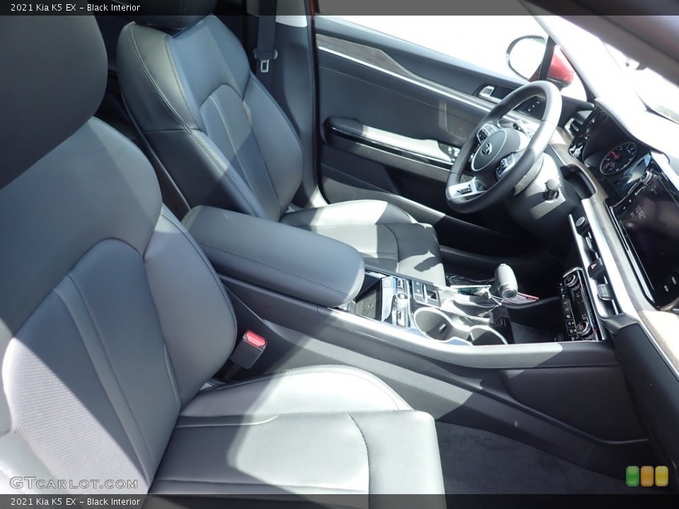 Black Interior Front Seat for the 2021 Kia K5 EX #138945797