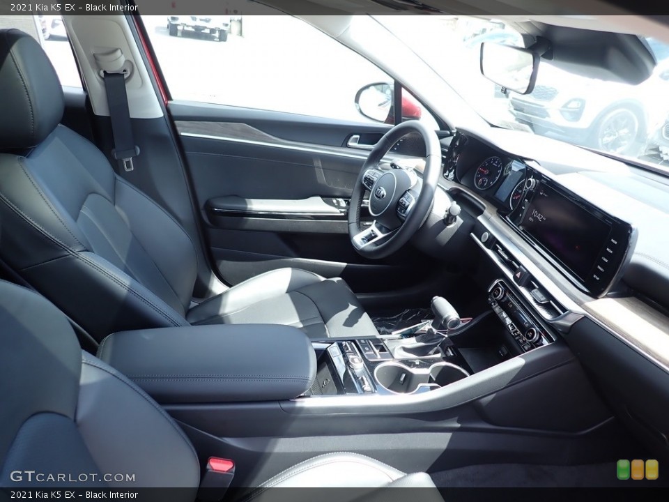 Black Interior Front Seat for the 2021 Kia K5 EX #138945809