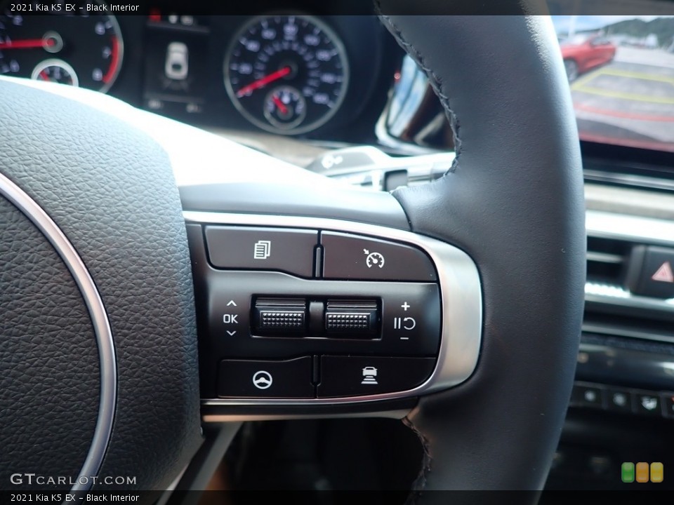 Black Interior Steering Wheel for the 2021 Kia K5 EX #138945905