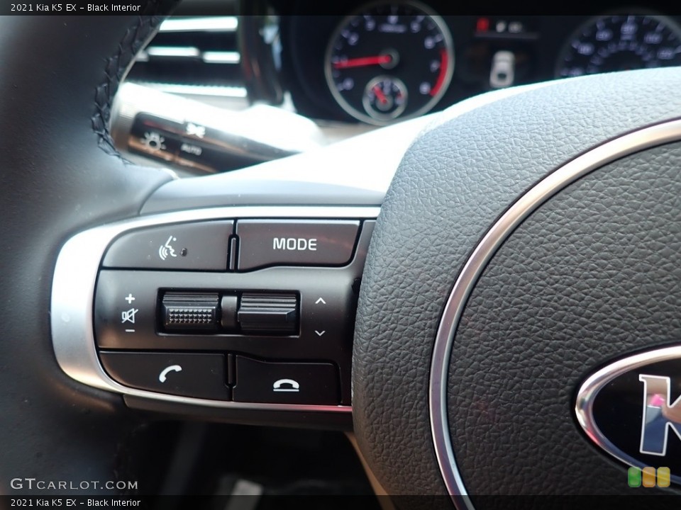 Black Interior Steering Wheel for the 2021 Kia K5 EX #138945920