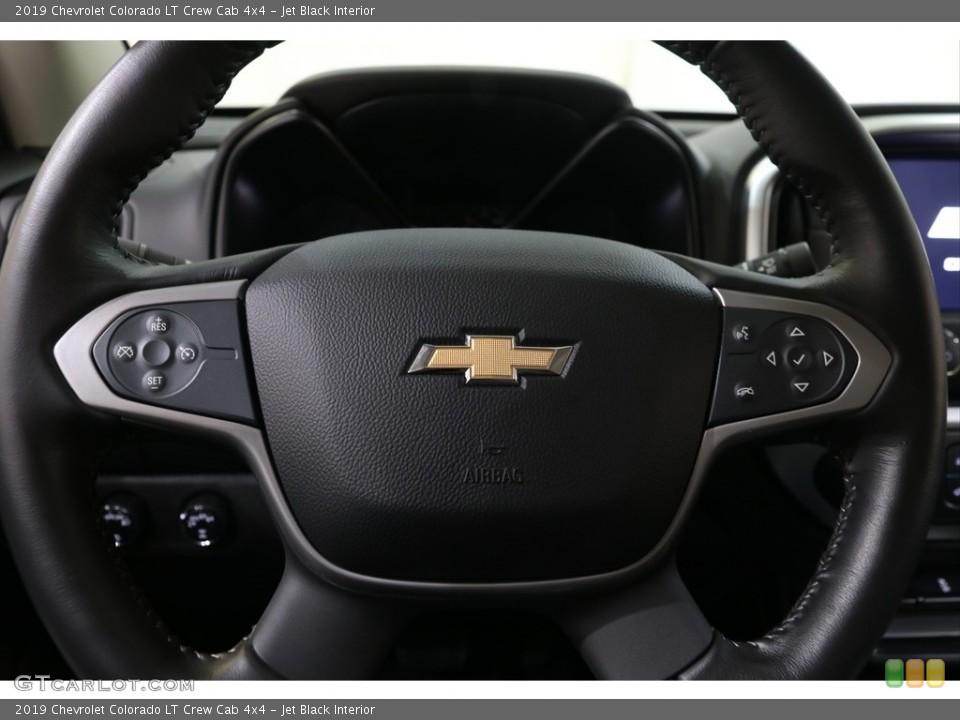 Jet Black Interior Steering Wheel for the 2019 Chevrolet Colorado LT Crew Cab 4x4 #138948128