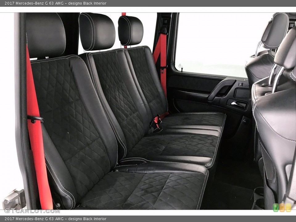 designo Black Interior Rear Seat for the 2017 Mercedes-Benz G 63 AMG #138951029