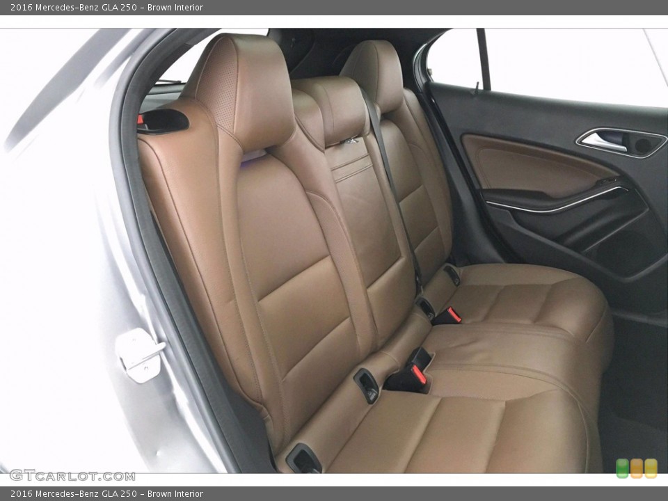 Brown Interior Rear Seat for the 2016 Mercedes-Benz GLA 250 #138952286
